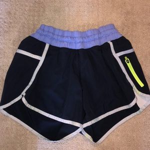 Blue/Navy lulu shorts